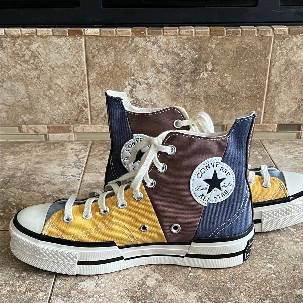 Converse Chuck 70 Plus High Material Mash up. Men’s 8 Women’s 10